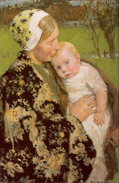 Melchers, Gari Julius Motherhood China oil painting art